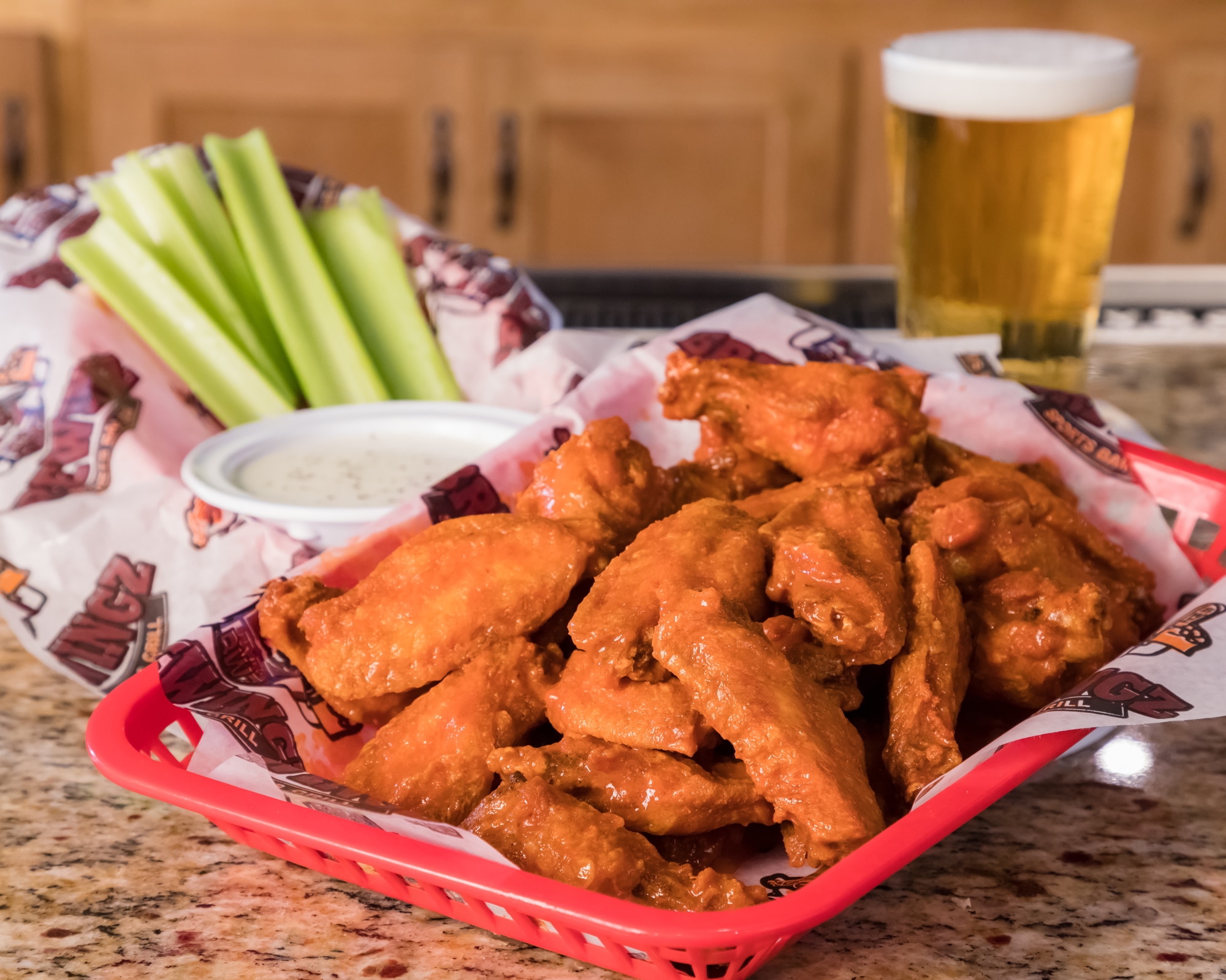 Tradional Wings Uber Eats photo Cred